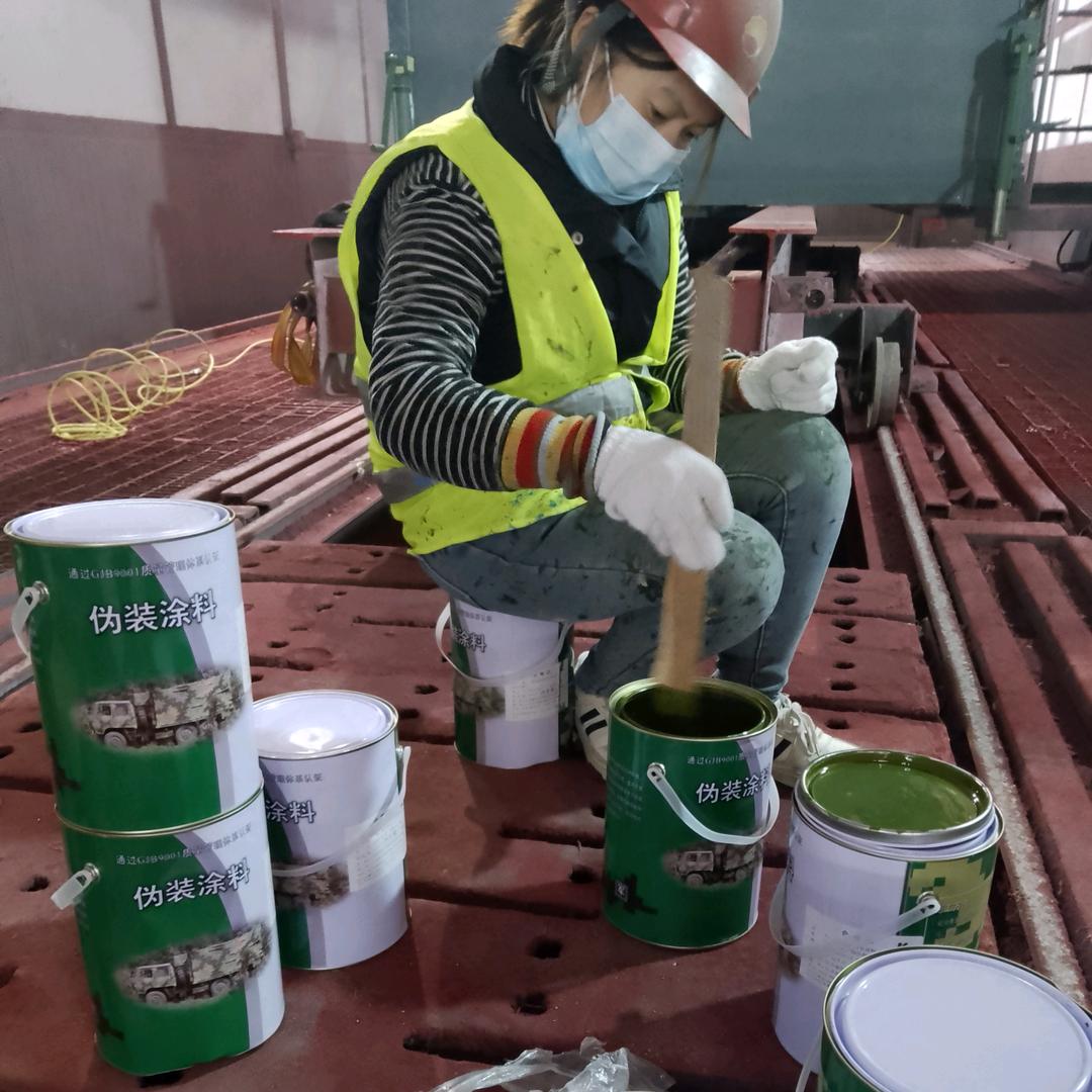 石柱刷迷彩漆 空军迷彩漆怎么喷 07 如何喷